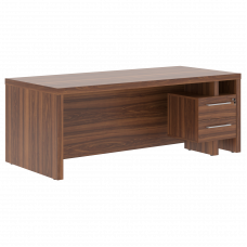 Стол руководителя с тумбой ZSTD 209H.AR Орех Даллас