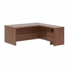 Стол руководителя угловой ZCT 1819H.AR Орех Даллас