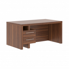 Стол руководителя с тумбой ZSTD 169H.AL Орех Даллас