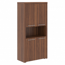 Шкаф с 2-мя комплектами глухих малых дверей и топом ZHC 85.4 Орех Даллас
