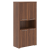 Шкаф с 2-мя комплектами глухих малых дверей и топом ZHC 85.4 Орех Даллас