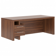 Стол руководителя с тумбой ZSTD 209H.AL Орех Даллас
